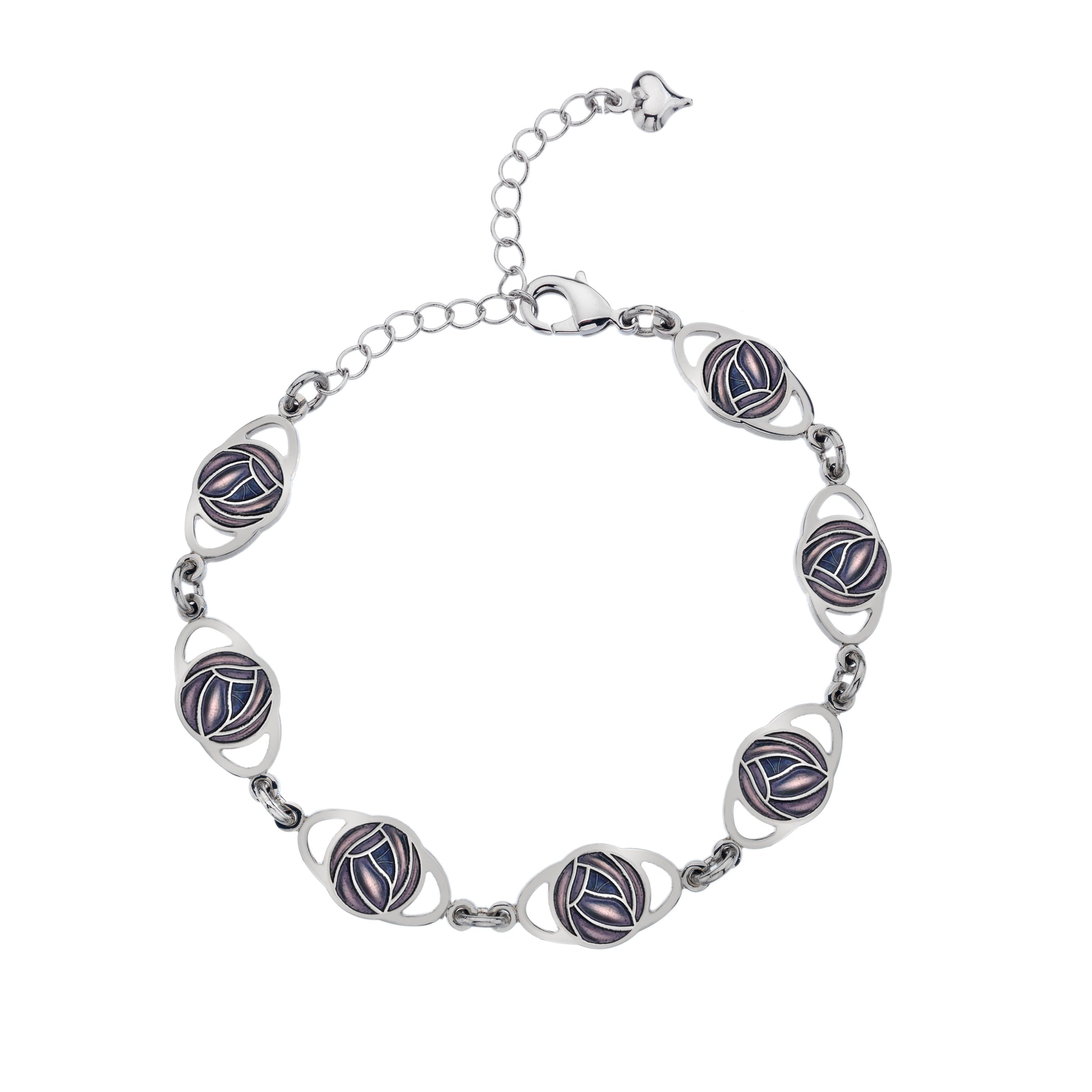 Purple Classic Mackintosh Rose Bracelet